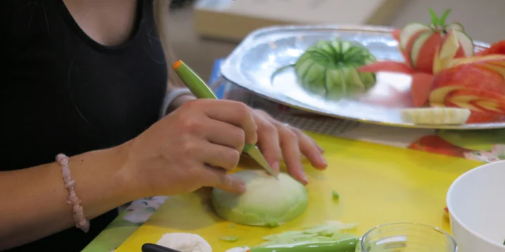 Online kurz Carvingfruit: dekoratívne vyrezávanie do ovocia a zeleniny