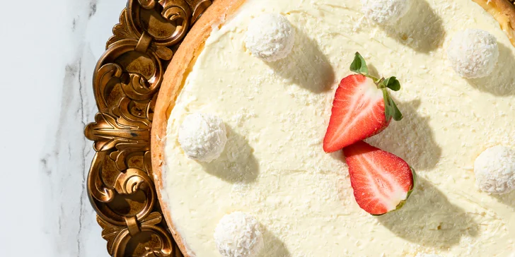 Poctivý cheesecake s Lotus alebo Raffaello posýpkou pre vaše potešenie - osobný odber alebo rozvoz