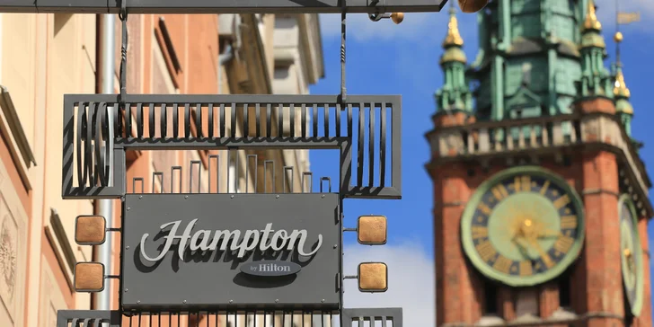 Hampton by Hilton priamo v centre Gdanska: špičková polpenzia