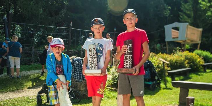 Celodenný neobmedzený vstup do zábavného parku OBROVO v Čutkovskej doline pri Ružomberku
