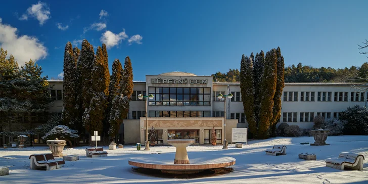 Pobyt Kúpeľoch Sliač s balíkom liečebných procedúr, plnou penziou a vstupom do Holidaypark Kováčová