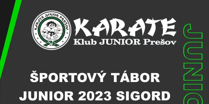 ŠPORTOVÝ TÁBOR JUNIOR 2023 - tábor plný pohybu
