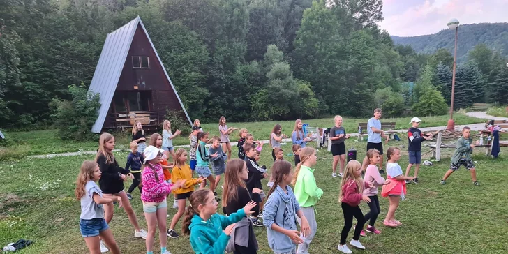 Camp Lomnistá – každý deň nová výzva, krúžky, športy, aktivity v tábore v Nízkych Tatrách