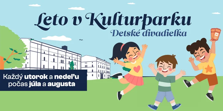 Leto v Kulturparku: júlová, augustová alebo celofestivalová permanentka na detské divadielka