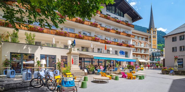 Pobyt v srdci Hofgasteinu: polpenzia, sauna, lekcie jogy a Gastein Card