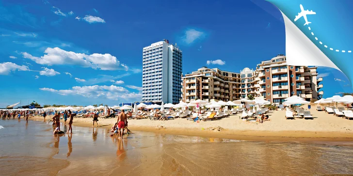 Bulharsko letecky: All inclusive v hoteli s bazénom, nádhernou plážou a výbornou stravou