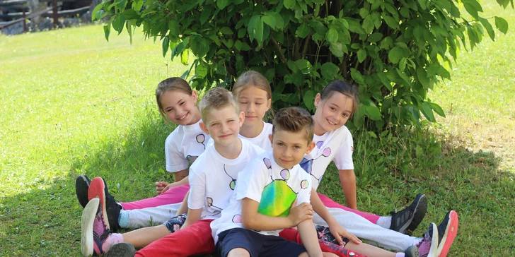 Kreatívny aj dobrodružný letný tábor v Nízkych Tatrách „Čarokraj“ 7 dní