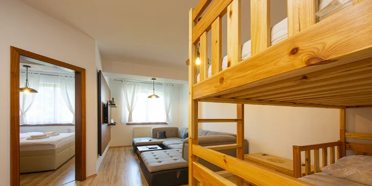 Wellness pobyt vo Veľkej Lomnici v priestranných apartmánoch