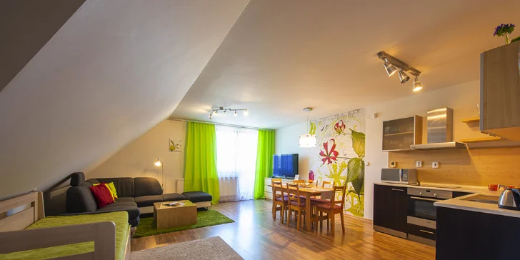 Wellness pobyt vo Veľkej Lomnici v priestranných apartmánoch