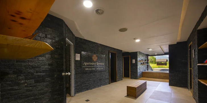 Pobyt v priestranných apartmánoch vo Veľkej Lomnici s možnosťou wellness