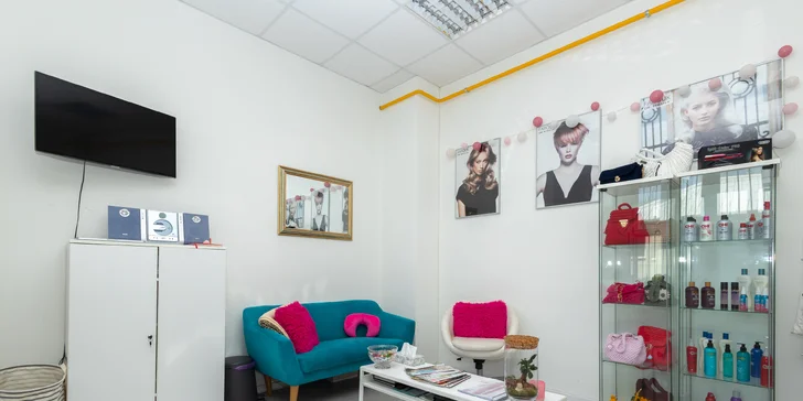 Profesionálne kadernícke služby v salóne Beauty centrum Timea: farbenie alebo melírovanie pre všetky dĺžky vlasov