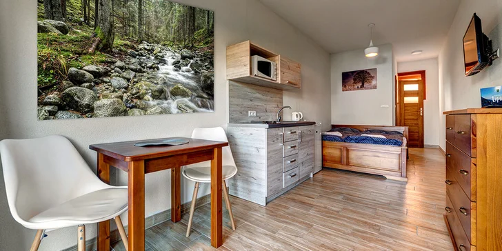 Komfortné apartmány a štúdiá v blízkosti Demänovskej Doliny v obci Pavčina Lehota