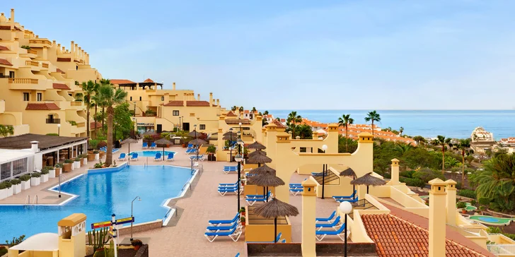 Tenerife: apartmány s výhľadom na more až pre 6 osôb, vyhrievané bazény aj animačné programy pre deti