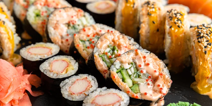 Sushi sety pre 1 či 2 osoby s domácou limonádou alebo koktailom