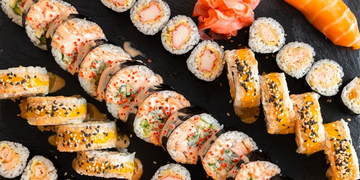 Sushi sety pre 1 či 2 osoby s domácou limonádou alebo koktailom