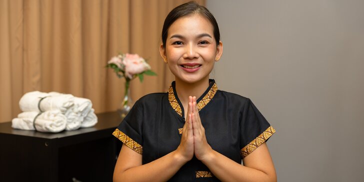 Masáže: Tradičná thajská, celotelová olejová alebo masáž chrbta a šije