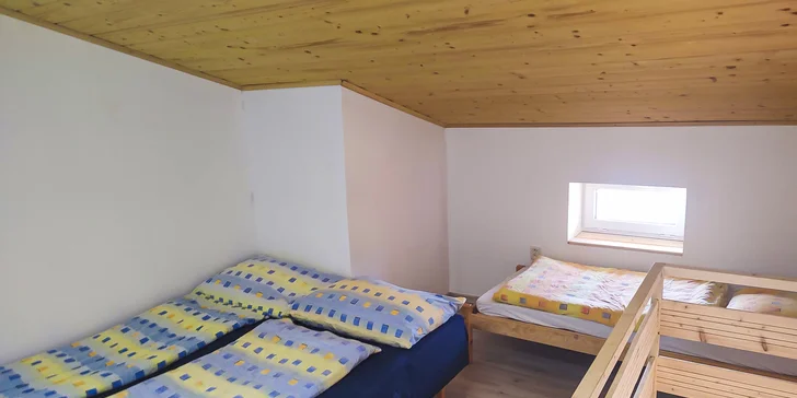 Rodinná dovolenka v plne zariadených apartmánoch s terasou na brehu Domaše, vhodné aj pre väčšie skupinky