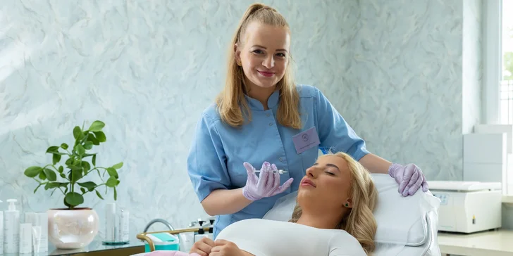 Aplikácia botulotoxínu do vybranej časti tváre či odstránenie potenia
