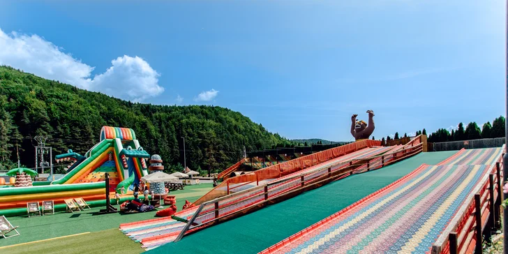Aktívna rodinná dovolenka v nových apartmánoch Humno vo Valči s množstvom atrakcií v novom, úžasnom detskom parku YETI LAND