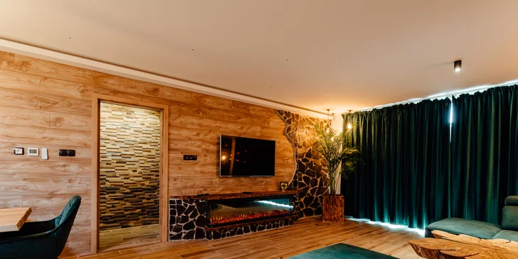 Malebná Terchová: Pobyt v luxusne a nadštandardne zariadenej chate s vlastným wellness
