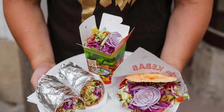 Výborné kebab menu: box, tortilla, tanier alebo burger aj v bezlepkovej verzii!