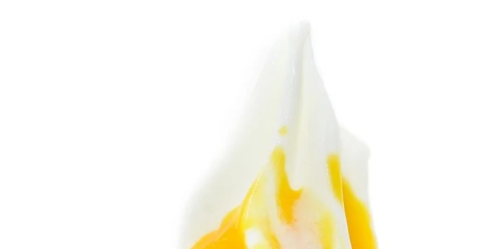 Mrazený jogurt alebo wafle s mrazeným jogurtom