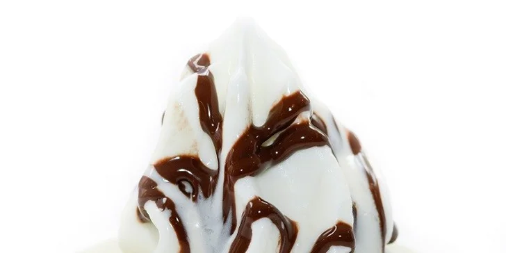 Mrazený jogurt alebo wafle s mrazeným jogurtom