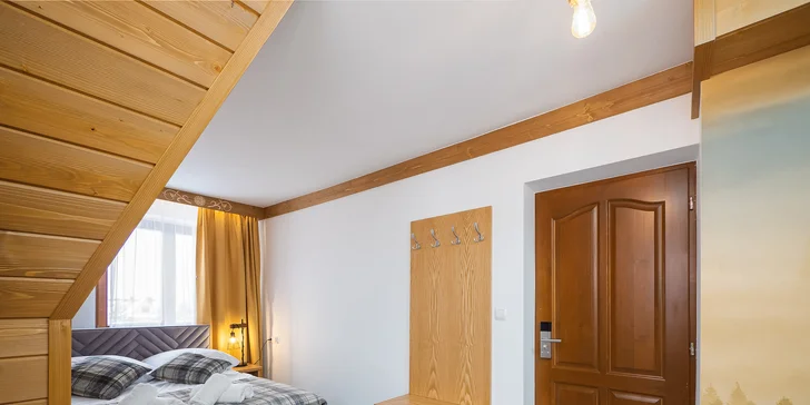 Lesné apartmány v čarovnom horskom prostredí kúsok od aquaparku Terma Bania: wellness, zľavy a raňajky v cene
