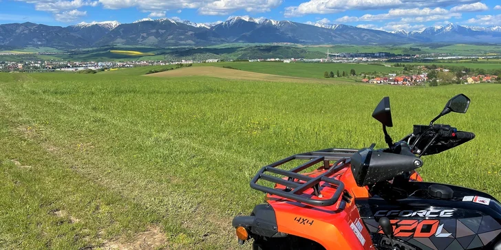 Adrenalínová jazda cez Liptov na parádnych štvorkolkách s požičovňou v Liptovskom Trnovci pr Liptovskej Mare