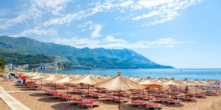 Dovolenka v Čiernej Hore: moderný hotel 500 m od pláže, raňajky