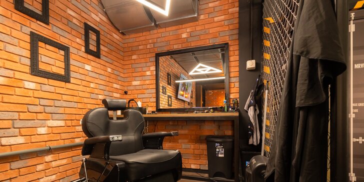 Kompletné barberské služby z Morávek Barbershop: Pánsky a detský strih, aj strih s úpravou brady