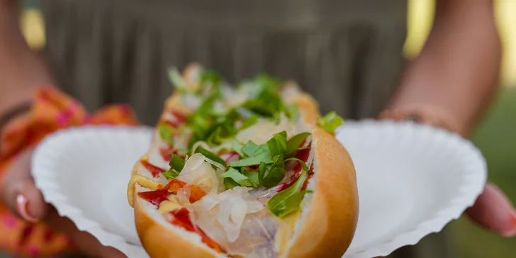 Americký hotdog alebo nadupané burgre s hranolčekmi a omáčkou v bistre PIGULINY