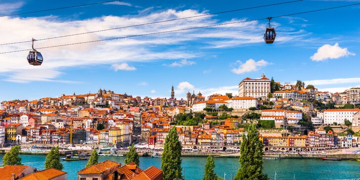 Spoznajte očarujúce Porto a Lisabon: 5 dňový letecký zájazd s ubytovaním i raňajkami