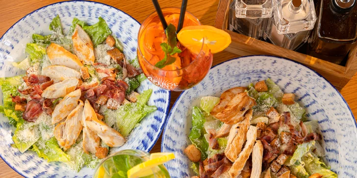 Leto v LeTorri: Ľahký Caesar šalát a svieži Aperol alebo Limoncello spritz