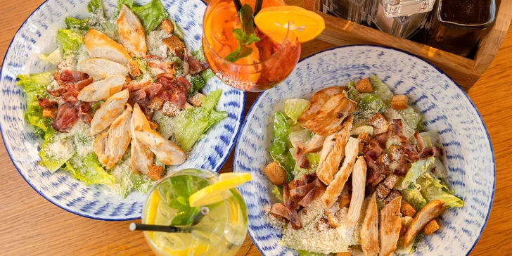 Leto v LeTorri: Ľahký Caesar šalát a svieži Aperol alebo Limoncello spritz