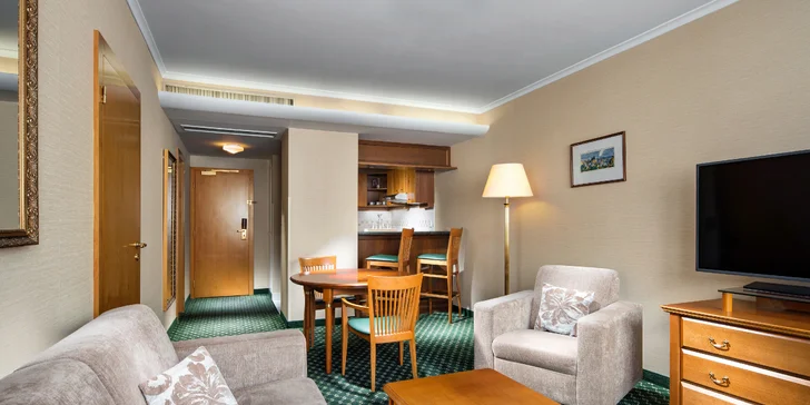 Relaxačný pobyt v luxusnej rezidencii v centre Prahy pre pár aj rodinu: raňajky aj vstup do wellness