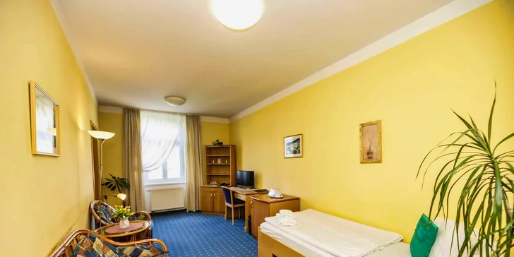 Relaxačný 4* pobyt v centre Karlových Varov: raňajky, polpenzia, wellness aj zľava na procedúry