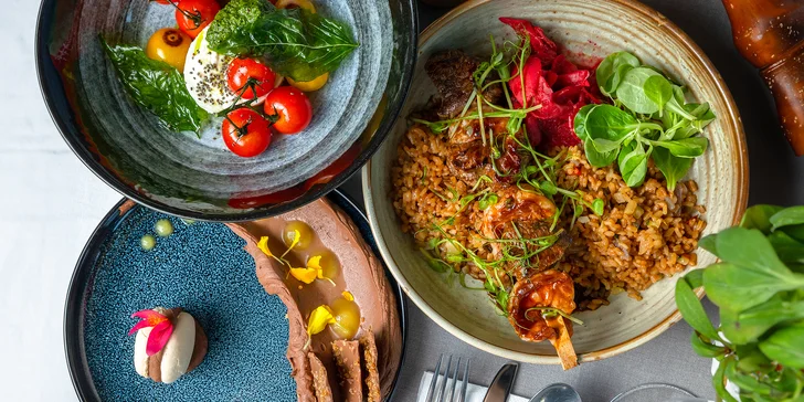 Exkluzívne trojchodové menu s krevetami či hovädzou sviečkovicou