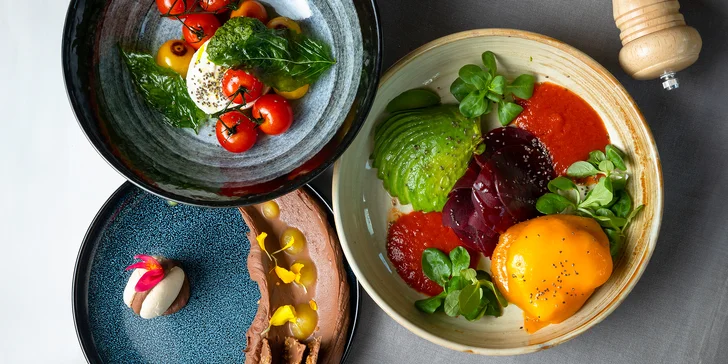 Exkluzívne trojchodové menu s krevetami či hovädzou sviečkovicou