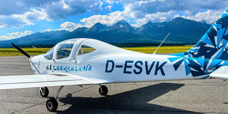 Zážitkové lety lietadlom TECNAM P2002JF pre 1 osobu - aj s možnosťou pilotovania!