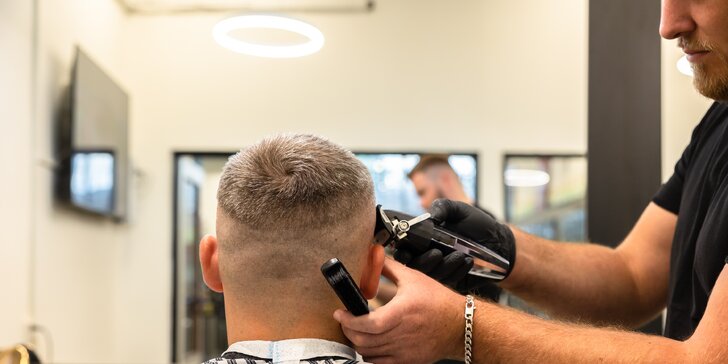 Barber Family: Pánsky strih, úprava brady aj combo s čistením pleti