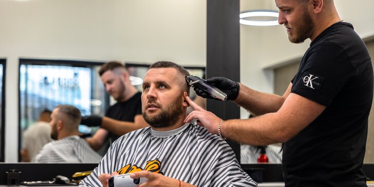 Barber Family: Pánsky strih, úprava brady aj combo s čistením pleti