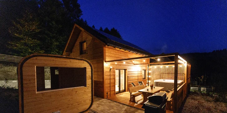 Poľské Beskydy so všetkou parádou: moderný domček s vírivkou, saunou aj bazénom a detský zábavný park
