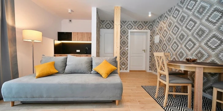Moderné apartmány v poľských Beskydách s raňajkami a wellness