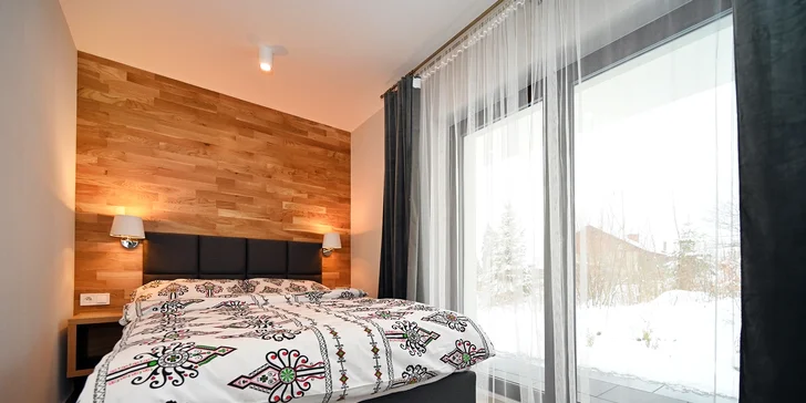 Moderné apartmány v poľských Beskydách s raňajkami a wellness