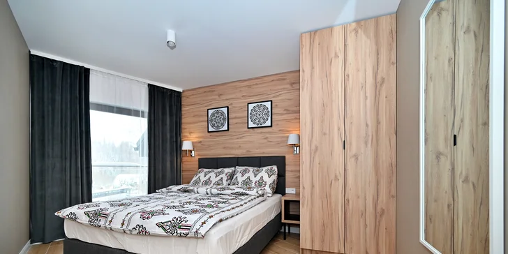 Moderné apartmány v poľských Beskydách s raňajkami a wellness