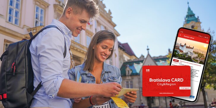 Bratislava CARD: Turistická karta so vstupmi do múzeí, zľavami aj bezplatnou dopravou
