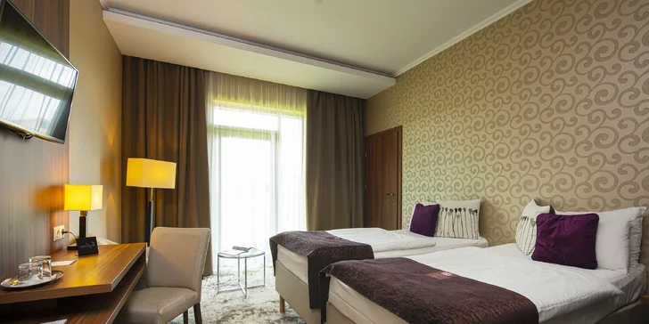 Praktický 4* hotel v Maďarsku v blízkosti diaľnice M3: strava, wellness, skvelé služby aj výhodné nákupy v M3 Outlet