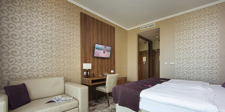 Praktický 4* hotel v Maďarsku v blízkosti diaľnice M3: strava, wellness, skvelé služby aj výhodné nákupy v M3 Outlet