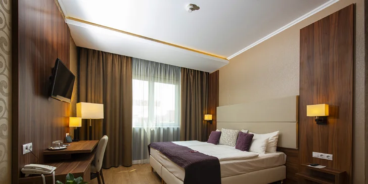 Praktický 4* hotel v Maďarsku v blízkosti diaľnice M3: strava, wellness, skvelé služby aj výhodné nákupy v M3 Outlet